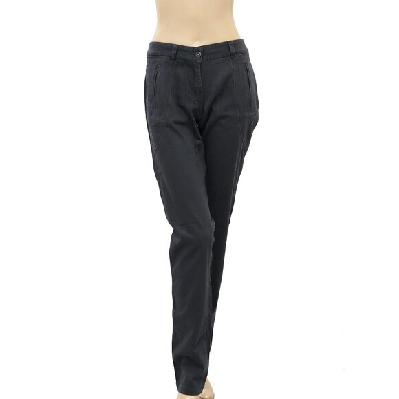 Dept Solid Pants Tapered Dark Gray Pocket Comfy Pull-on Vintage XL New - Picture 1 of 4